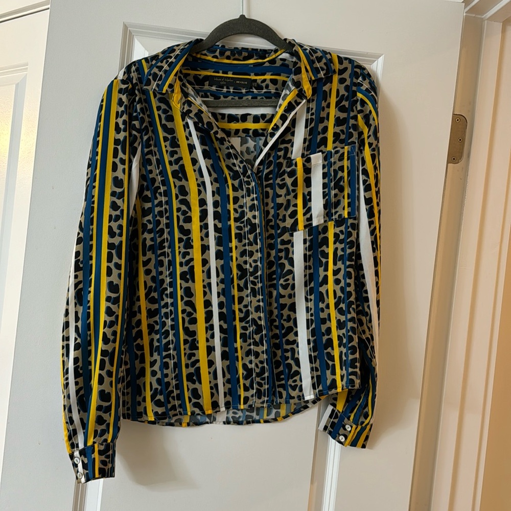Revolve House of Harlow leopard print blouse